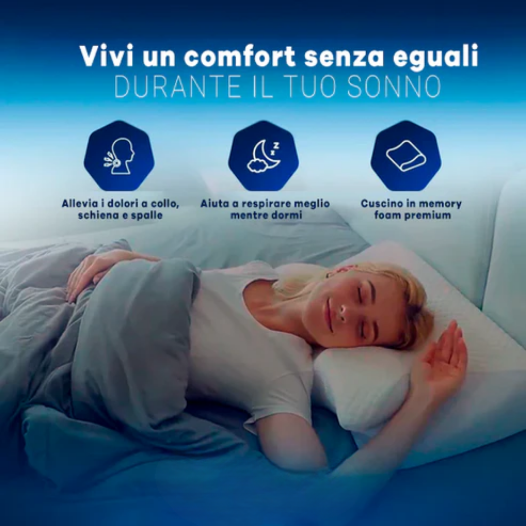 Cuscino Cervicale Ortopedico - Sonno Puro™